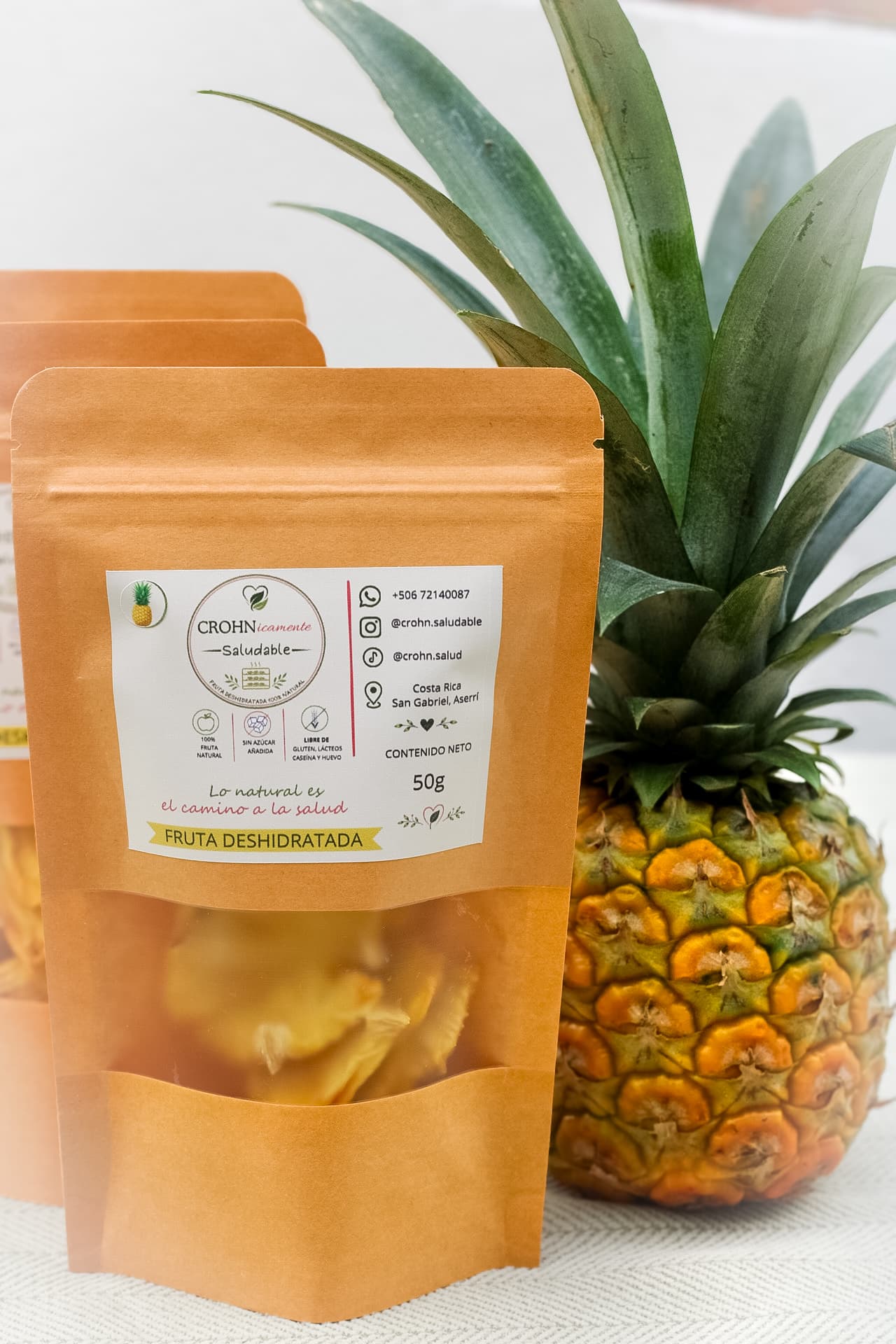 Piña Deshidratada 100% Natural